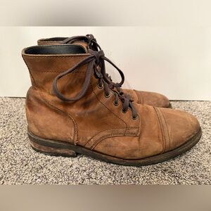 Thursday Boot Company Captain cap toe service boots in a brown leather sz 9